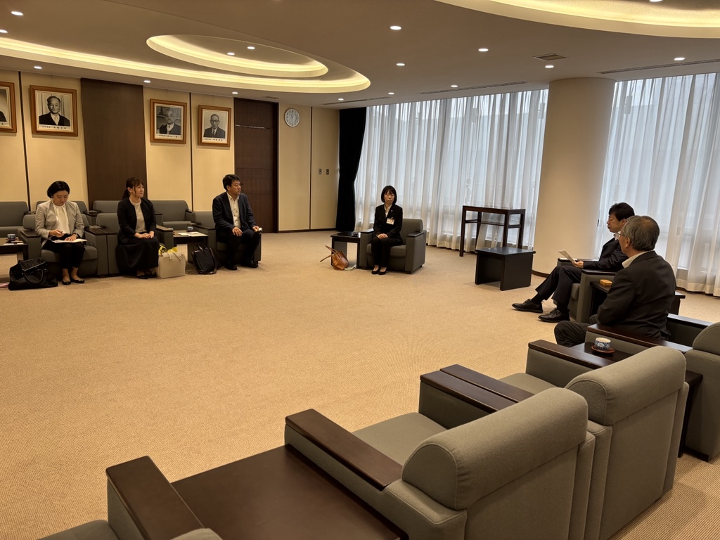 JICA青年海外協力隊表敬訪問